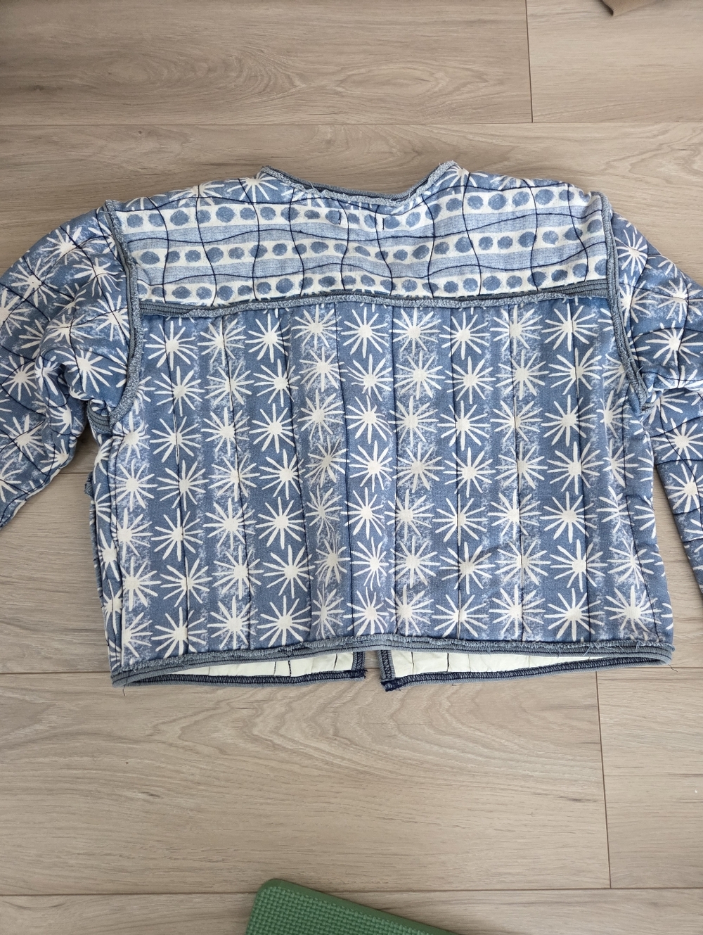 Free People Kara Quilted Jacket 💙🩵🤍 - Picture 10 of 11